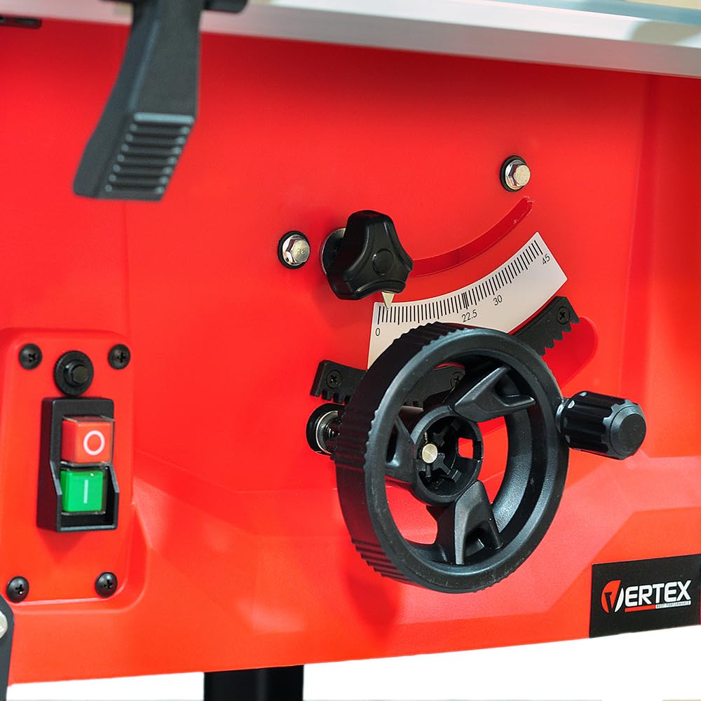 Vertex VPS1800 Piła Stołowa, 1800W, 254mm Tarcza, Stół 487x640mm, Maksymalne Cięcie 85mm/90°, 5000 obr/min, Krajzega