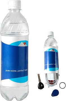 Bottle Safe Secret Container, Hidden Safe Water Bottle, Secret Stash Container For Money, Seamless Design Stash Money Bottlse For Traveling, Camping, Hiking, And Business Trip