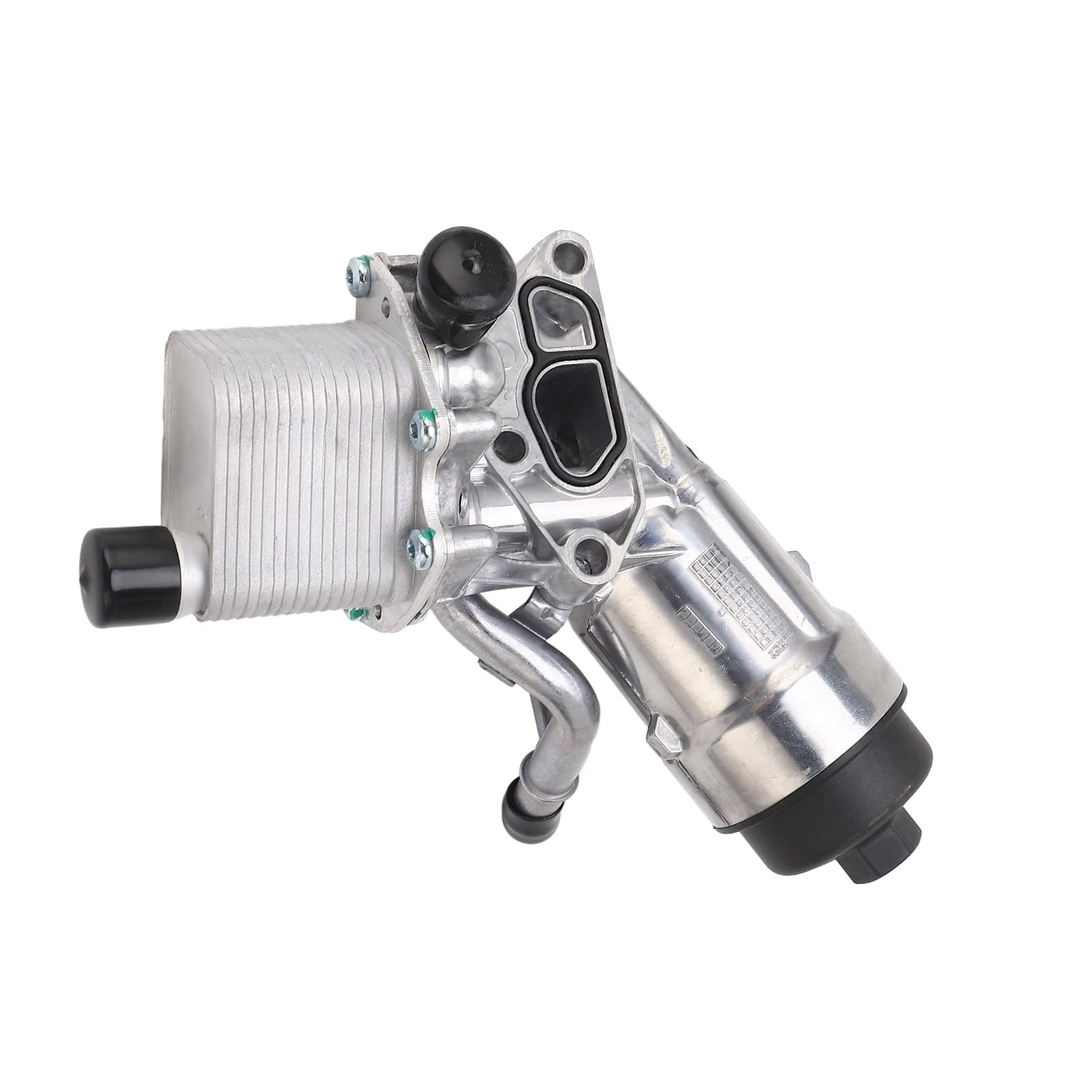 Aramox Boîtier de Filtre de Refroidisseur d'Huile Moteur, Remplacement en Métal pour, Protège le Filtre à Huile, Installation Facile pour les Modèles Turbocompressés