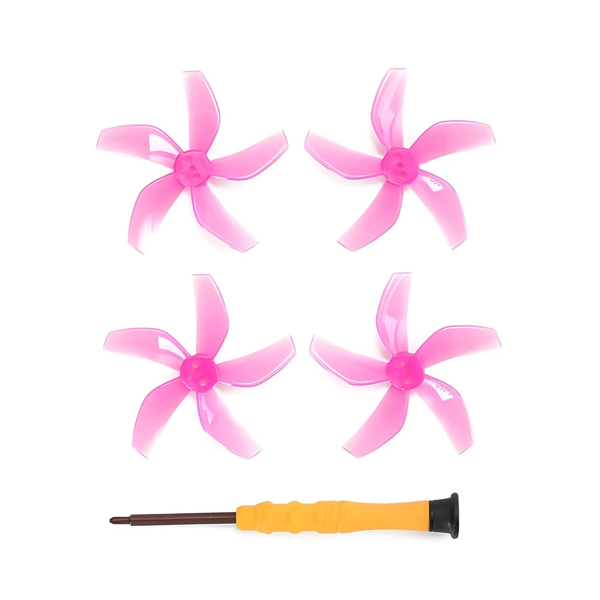 Compatible For DJI, Neo Five-Blade Quick Release Propellers, Low-Noise Paddle Blade, Drone Accessories(Pink 4pcs)