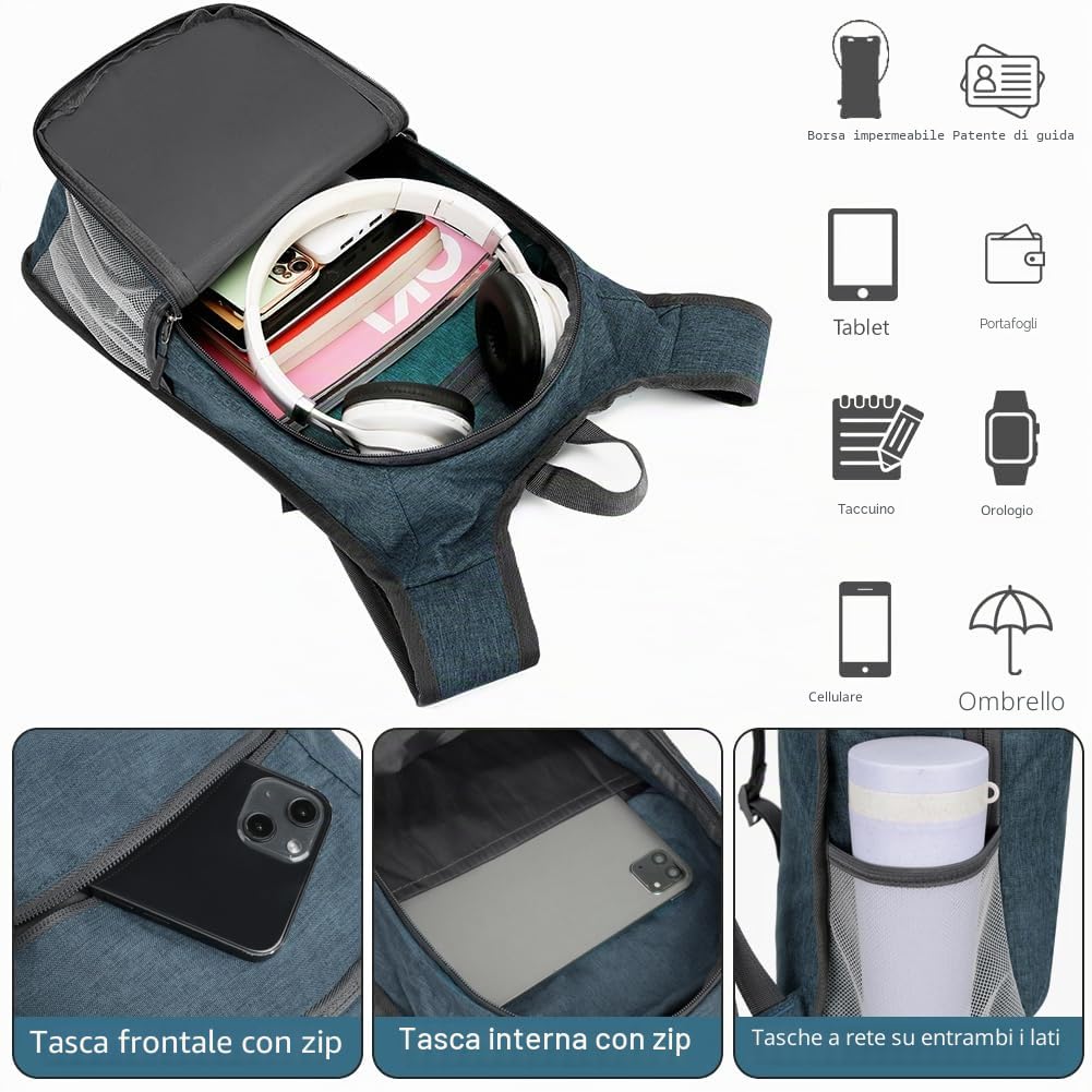 Flintronic Zaino Trekking Pieghevole 16L Ultraleggero Impermeabile per Escursionismo