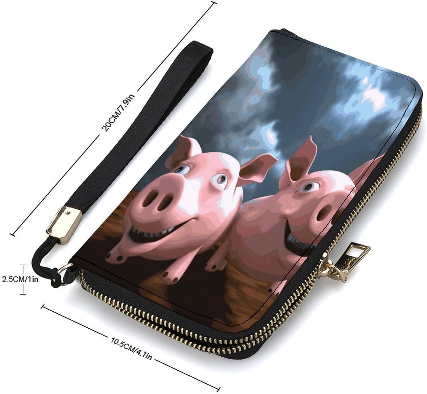 Funny Piggies Long Wallet Money Bags image 2
