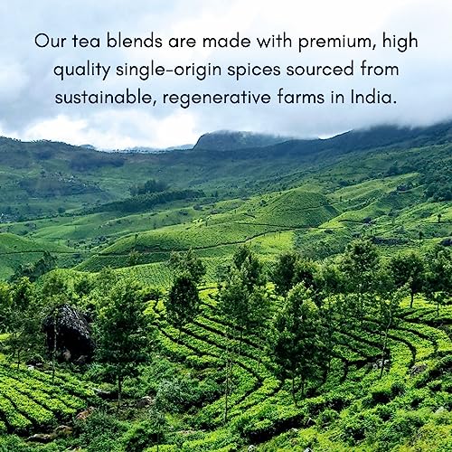 The Chai Box - The Ultimate Chai Lover's Gift Set - Featured In Oprah's Favorite Things - Set Includes 4 Jars Of Hand-Blended Teas: Hill Station, All Chai'd Up, Sweet Monsoon, Lavender Nights #TOP5