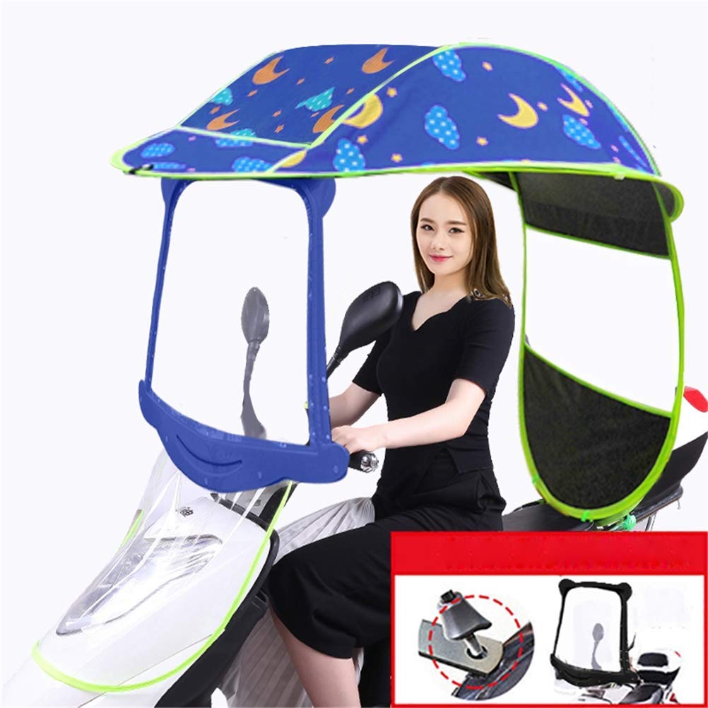 Motocykl osłona przeciwsłoneczna, niebieski samochód elektryczny baldachim parasol akumulator samochodowy parasol motocykl baldachim parasol słoneczny baldachim parasol, niebieski, BB