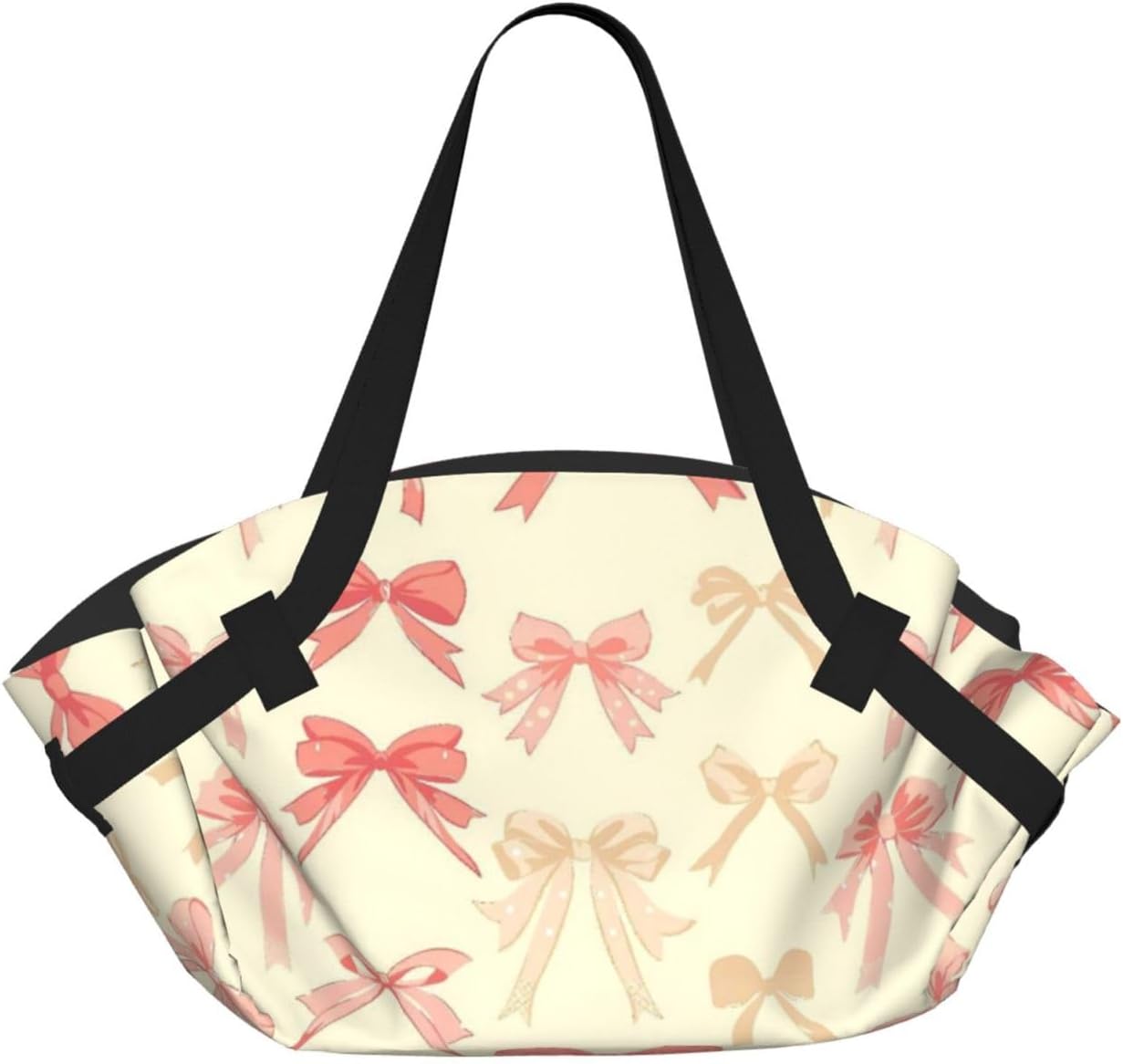 Preppy-Style Bow (1) For Foldable Camping Bag And Picnic Mat, Beach Tote For Travel, Grass & Parks