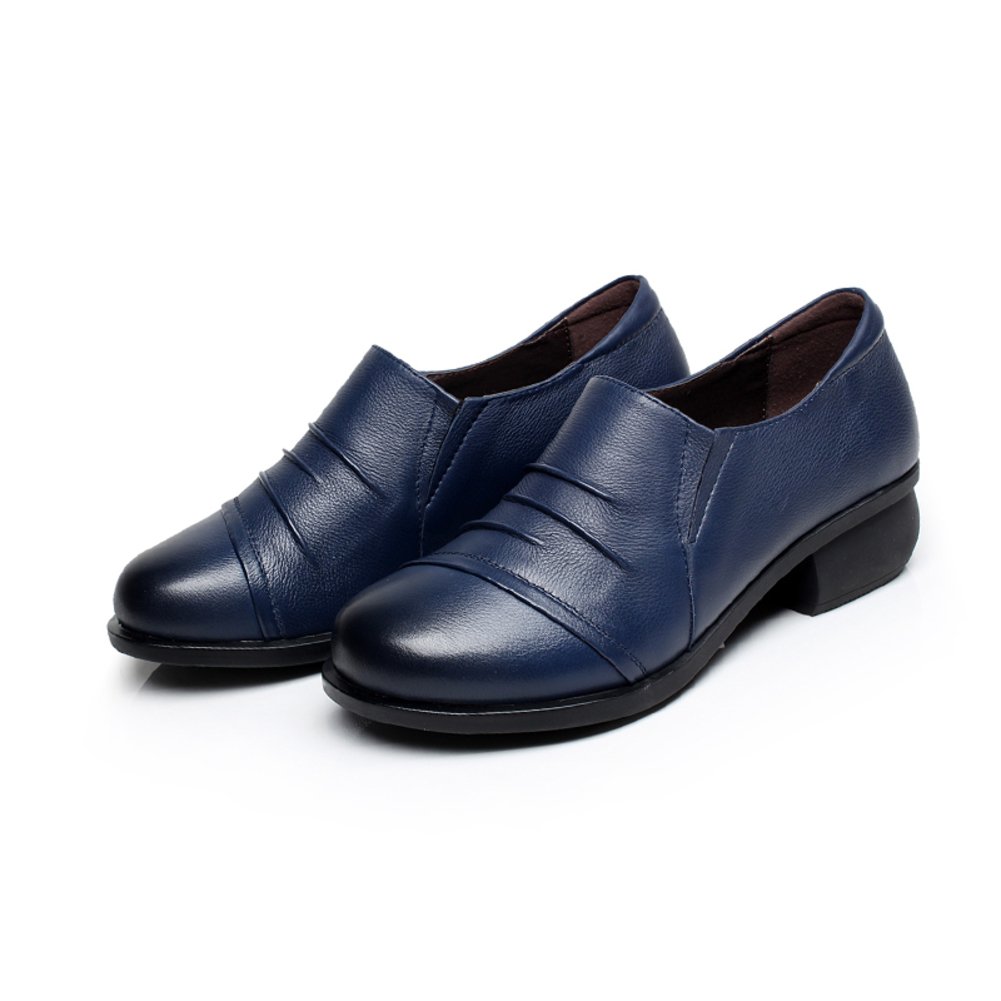 Chaussures de mode en cuir souple idéales pour flâner en ville durant les journées de printemps