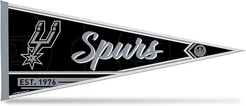 Rico Industries NBA Basketball 12" x 30" Felt Wall Décor Pennant - Great for HomeBed RoomMan Cave Décor