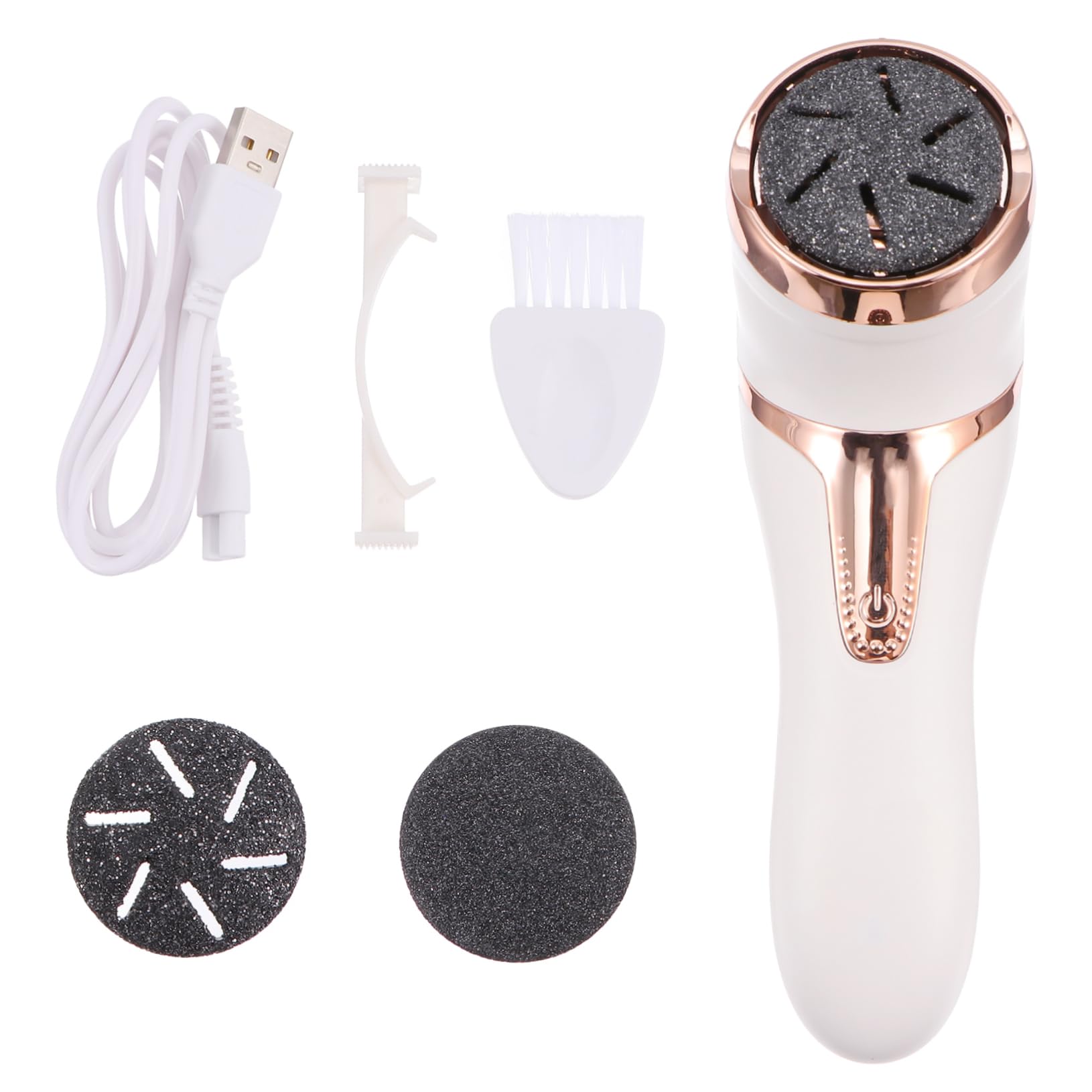 TOVINANNA Foot File Remover Rechargeable Foot Scrubber for Smooth for Home and Travel Present for All Occasions