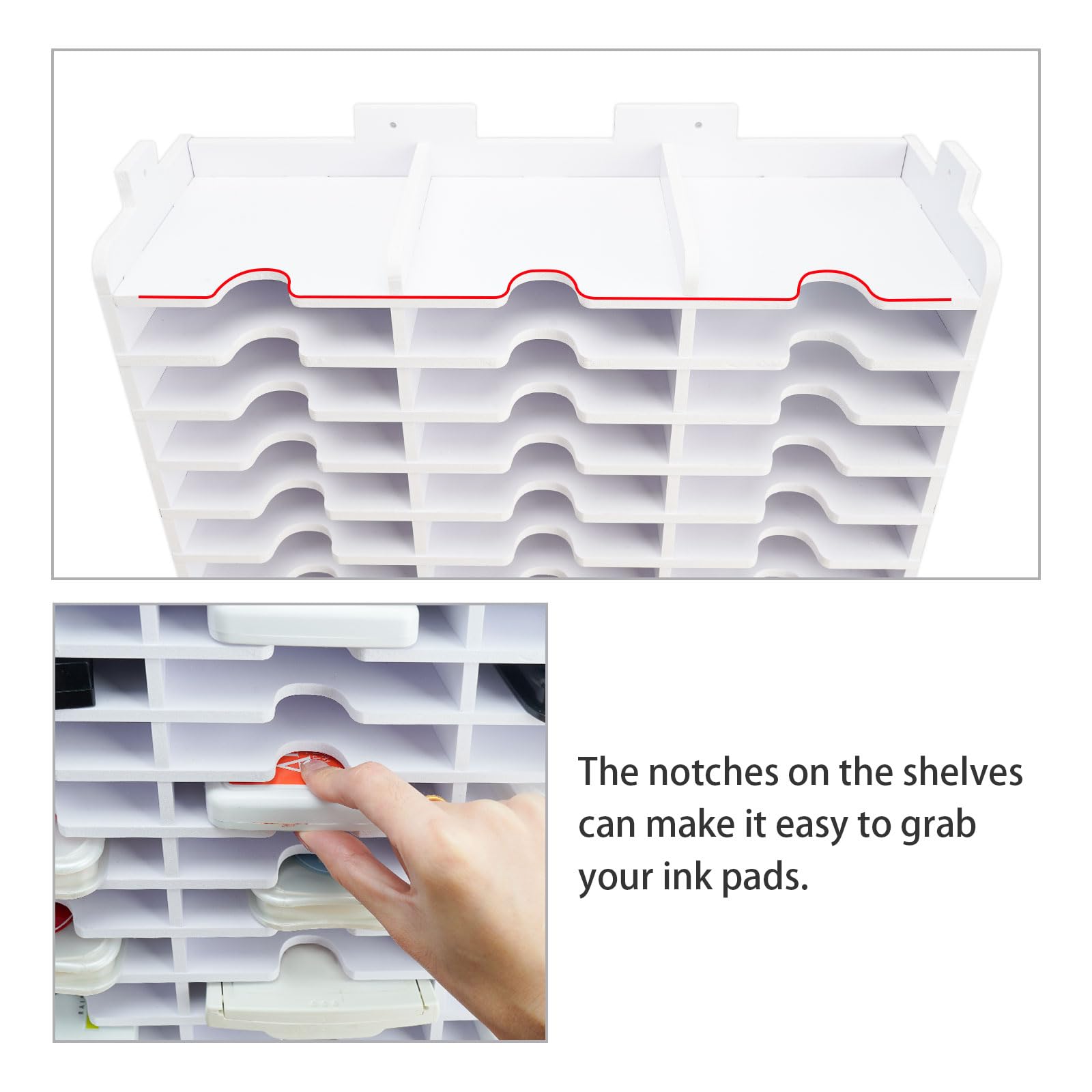 Abizarch 36 Slots Ink Pad Printing Storage Box, Large - View #5