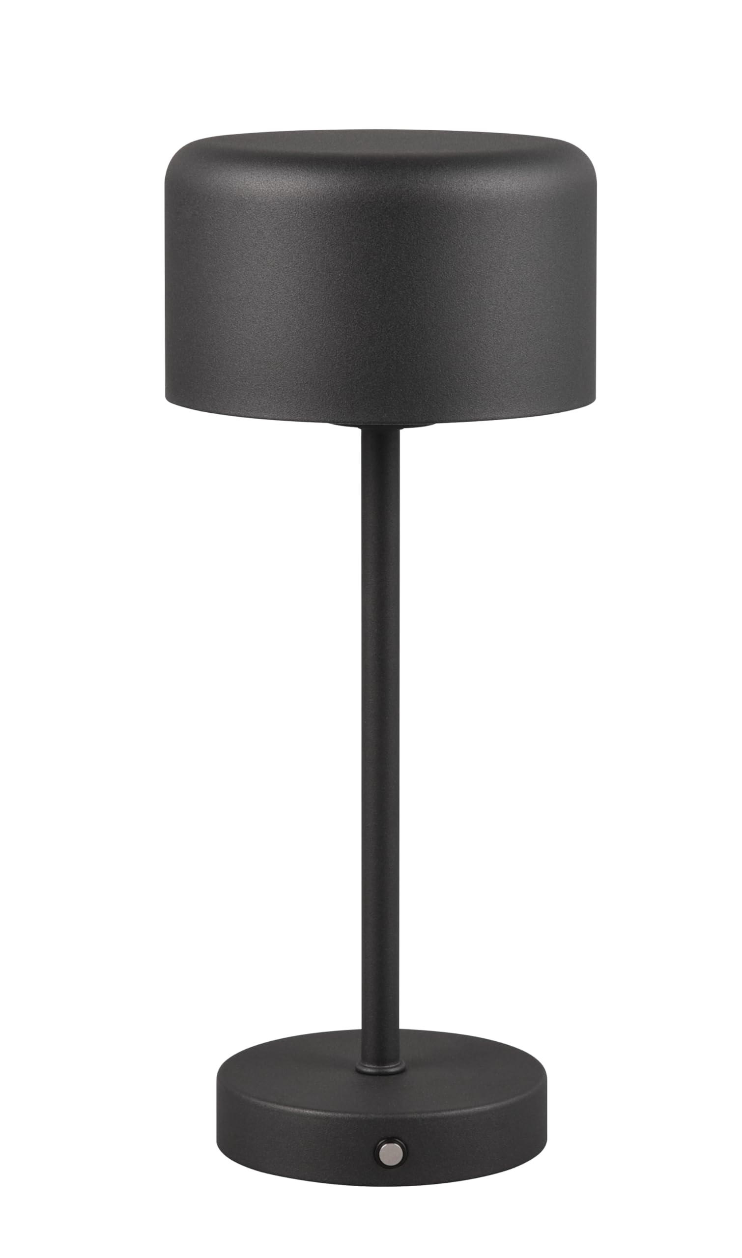 RL LIVE YOUR LIGHT Reality Leuchten Jeff R59151132 Wireless LED Table Lamp, Matt Black Metal, 1.5 Watt LED, 4X Touch