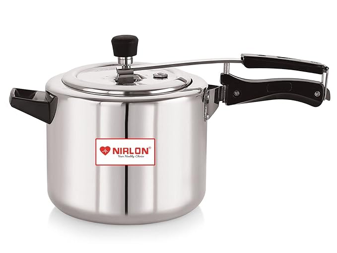 Buy NIRLON Non Induction Base Aluminium Inner Lid Pressure Cooker, 5