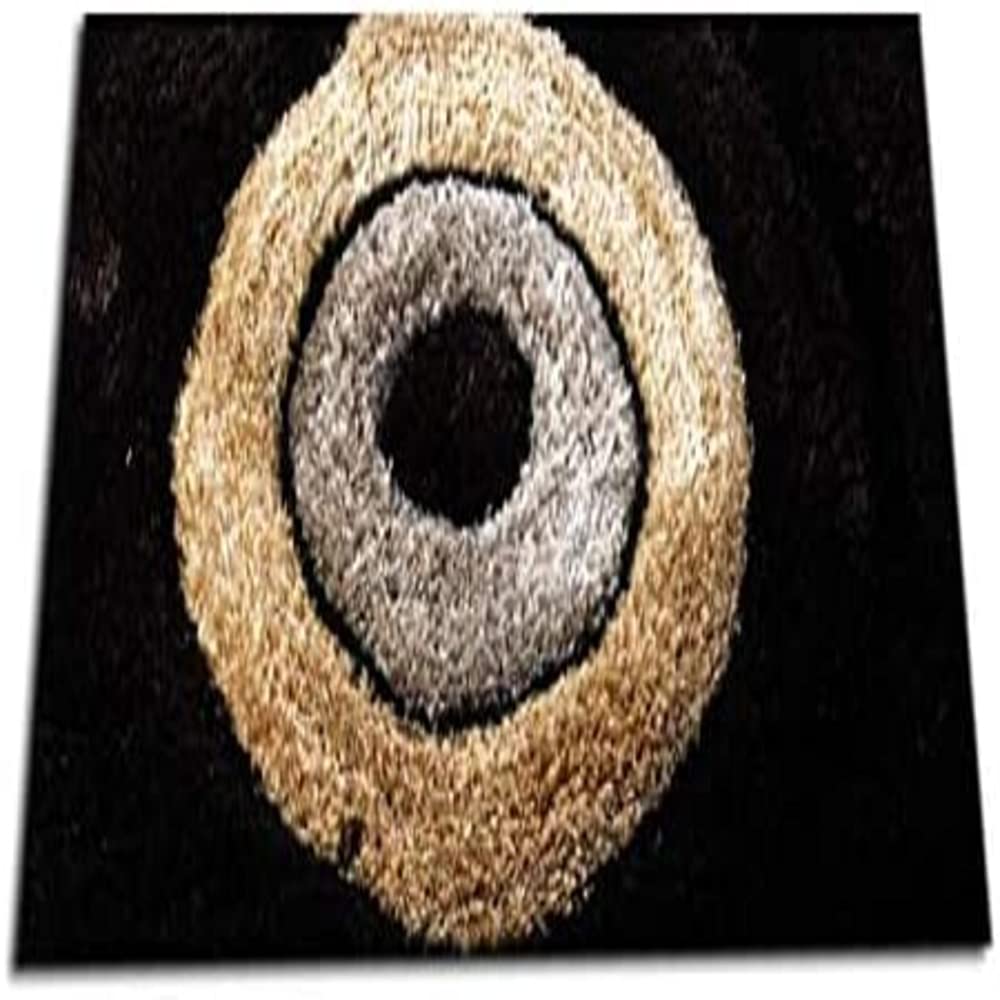 T DecoreT Decore Modern Collection Anti Skid Polyester 3D Abstract Pattern Thick Soft Shaggy Area Door Mat for Home