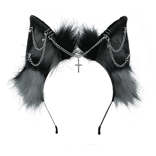 VIGVAN Cat Ears Black&Grey
