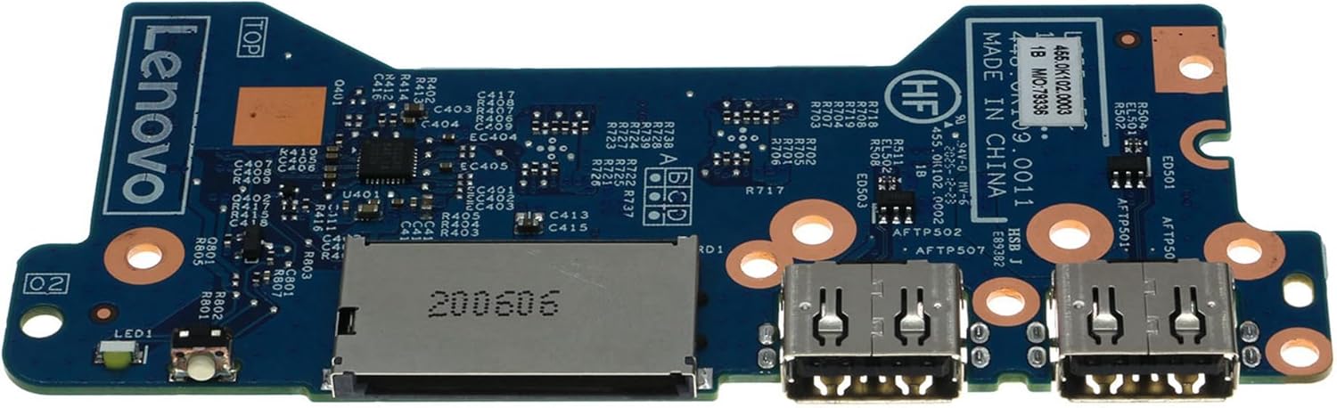 Replacement USB Card Reader Power Button Board for Lenovo IDEAPAD Flex 5 14IIL05 14ITL05 14ARE05 15IIL05 81X1 LC55-15C 448.0K109.0011 448.0K115.0011