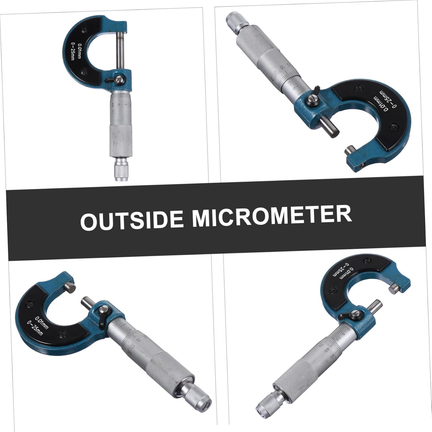 ULTECHNOVO Outside Micrometer Caliper Precision Measuring Tool for for Machinists and Jewelers Materials for Long-Lasting Use