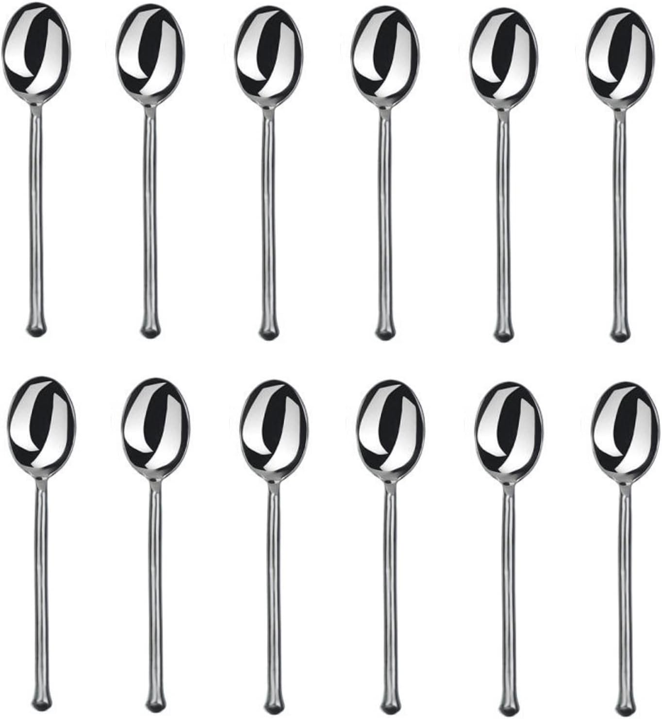 Gourmet Settings Exotique Platinum 18/10 Stainless Teaspoon (Set of Twelve)
