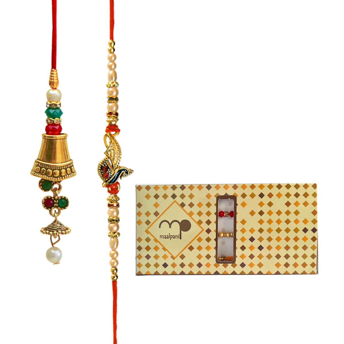 Maalpani Rakhi and Lumba Rakhi Set and Chocolate - Bhaiya Bhabhi Rakhi Set (B07G3CNZSJ) Amazon Price History, Amazon Price Tracker