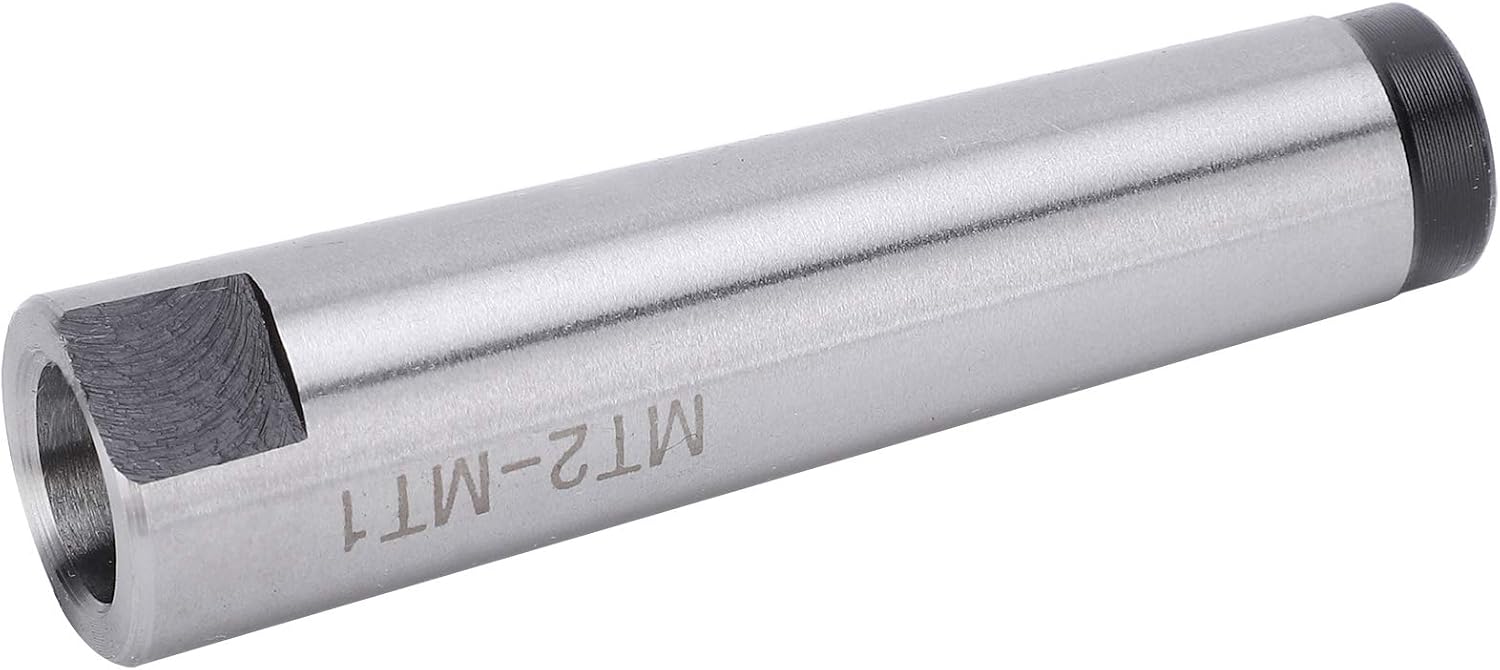 MT1 to MT2 Adapter MT1 Drill Chuck MT2 Morse Taper Drill Sleeve Reducing Adapter for Lathe Milling High Speed Steel Construction Accuracy 0 015mm Suitable for Vitrified Tiles