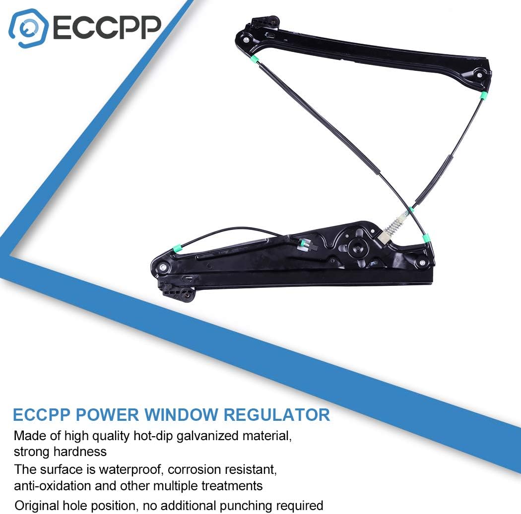 ECCPP Power Window Regulators Front Left Driver Side Replacement Parts for 2006-2008 for BMW 750i 750Li 760Li 2008 for BMW Alpina B7 2006 for BMW 760i 2004-2005 for BMW 745i 745Li 760i 760Li