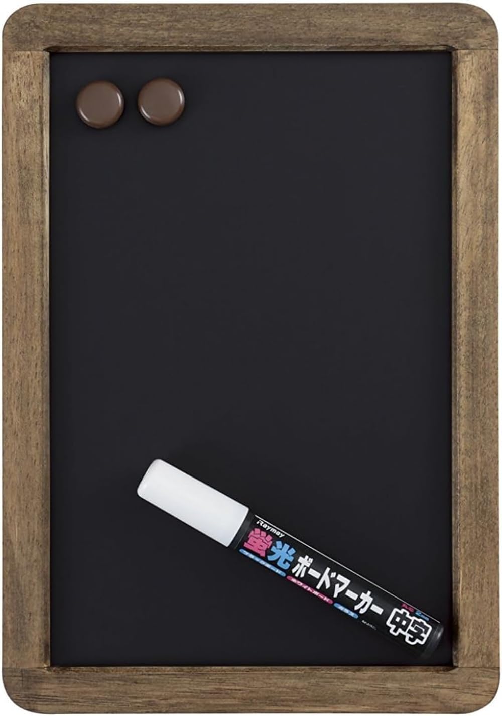 Raymay Fujii LNB185 Blackboard, A4, Antique, Matte Finish, with Markers, Natural