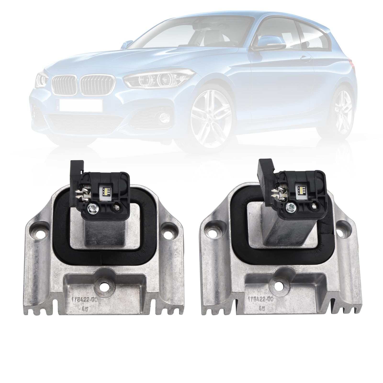 MAD HORNETS 2X Headlight Angel Eye DRL LED Control Unit Module Adatto per BMW 1 Series F20 F21 Pre-Facelift 2011-2015 Replacement 63117296905