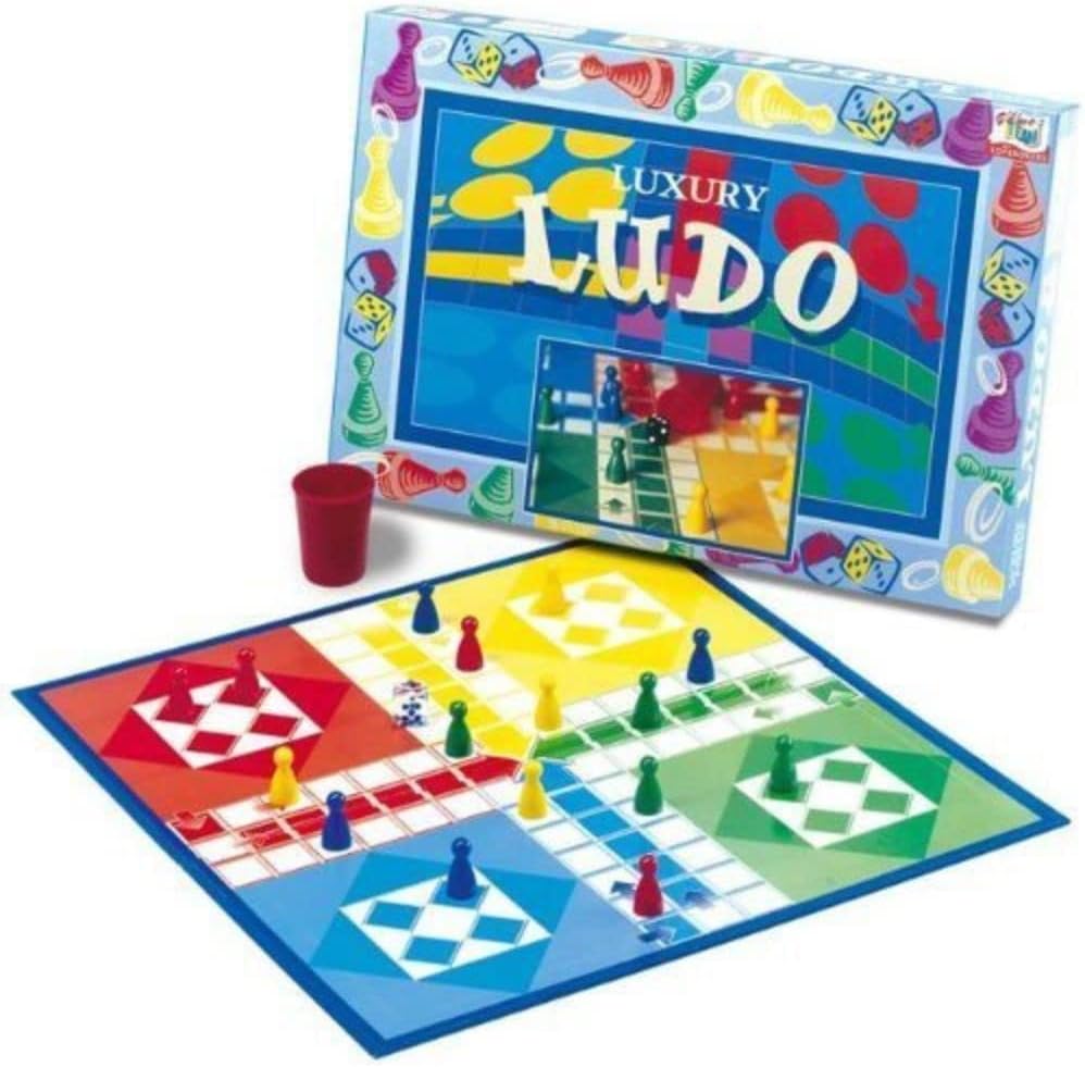 IDEAL | Ludo: traditional board game | Classic Board Games | For 2-4 Players | Ages 3+