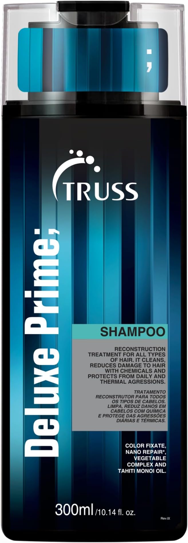 Deluxe Prime Deep Cleansing Shampoo - Damaged Hair Repair & Hydrating Shampoo for Hair Shine + Anti Fading Action - Moisturize, Soften & Protect from Chemical Damages (10.14oz)