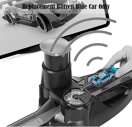 Miniatura 3 de Piezas de repuesto para Hot-Wheels iD Smart Track Kit - GFP20 ~ Juego de carreras de vehículos fundidos a presión ~ Reemplazo Blitzen Blue Car