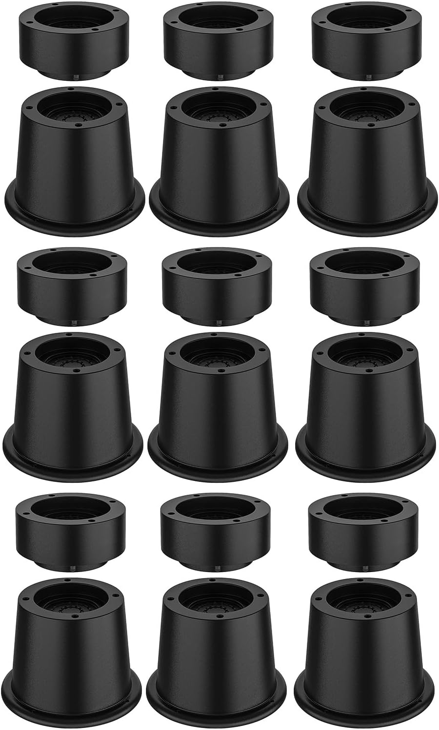 9Pieces Practical Furniture Risers 2Inch Height Adjustable Bed Leg Extenders For Small Space Daily Use Furniture Risers For Sofa Table Chair Desk