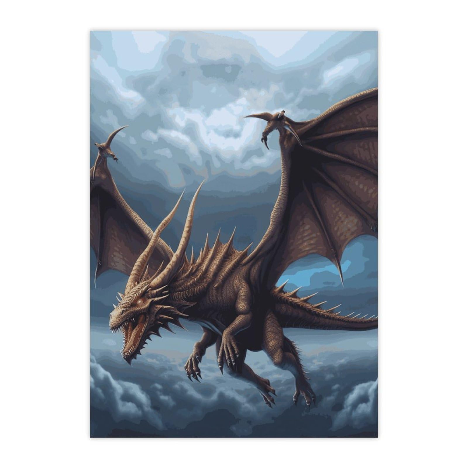 Stickers dragon volant imperméables pour décorer votre gourde de sport