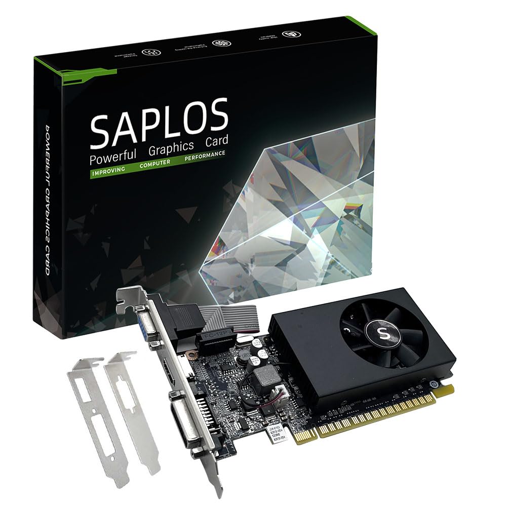 Amazon.com: SAPLOS Geforce GT 705 Video Card 2GB D3 64-bit, HDMI