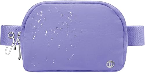 Miniatura 1 de Mum's Memory Minicangurera impermeable para mujer, de nailon casual, para viajes, correr, senderismo y ciclismo, Púrpura, Moda, Deportes, Tendencia,