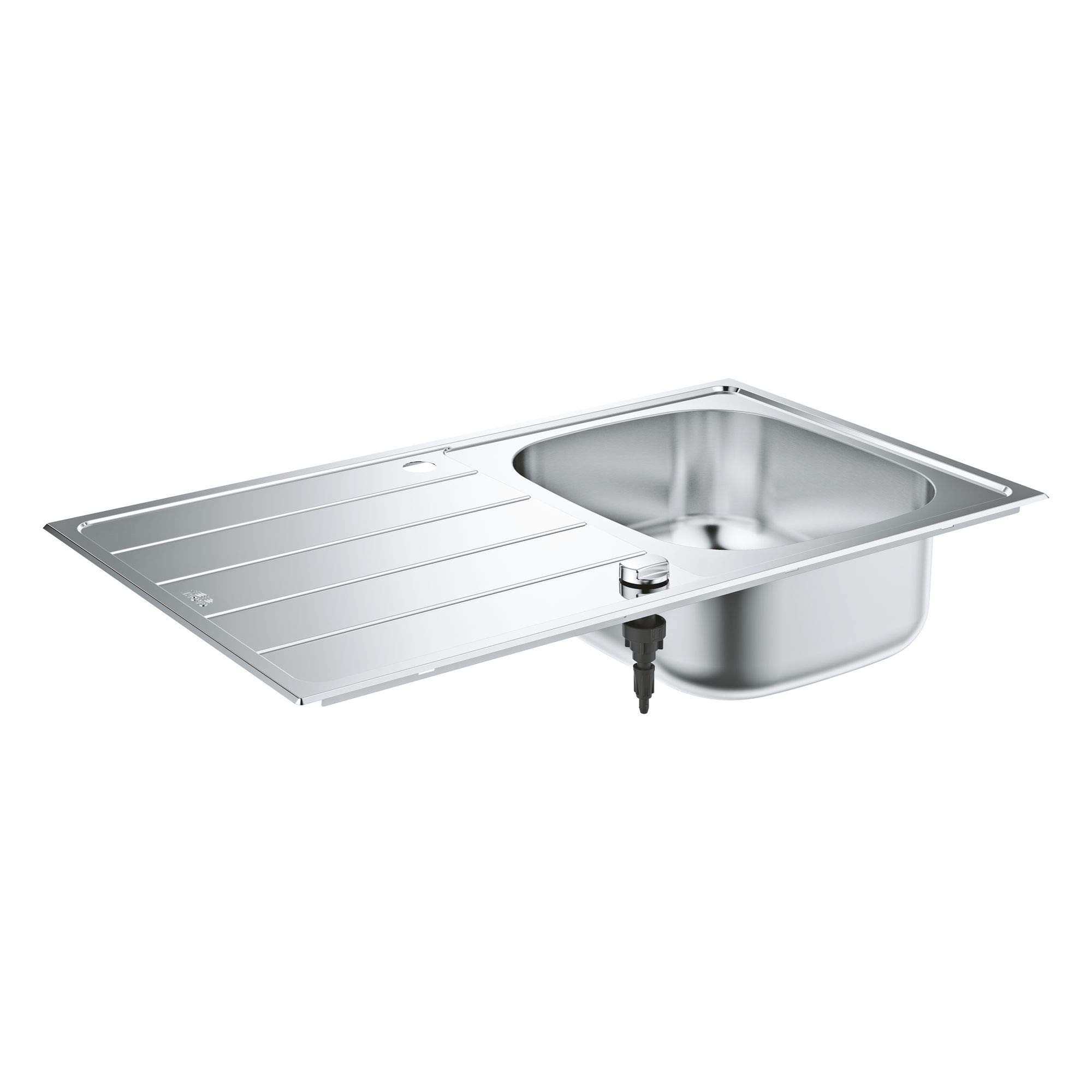 Grohe Chrome Stainless Steel K200 Stainless Steel Stainless Steel Sink With Drainer Stainless Steel 31552Sd1