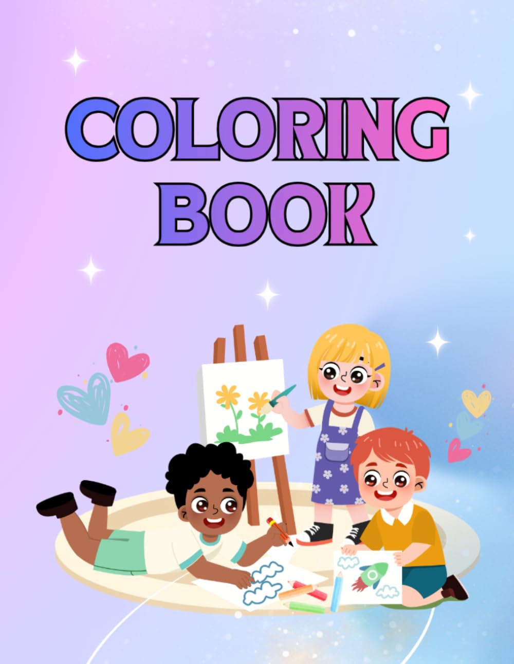 Cute Animals Coloring Book for Kids: Enjoy Hours of Fun with Easy and Adorable Coloring Pages (Ages 3–10)