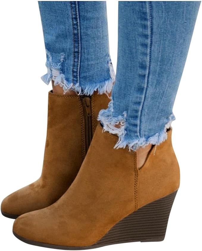 wedge booties cheap
