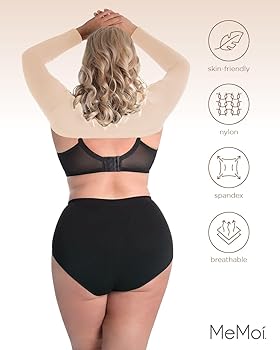 SlimMe Long Sleeve Arm Shapewear, Arm Slimming Sleeves for Women