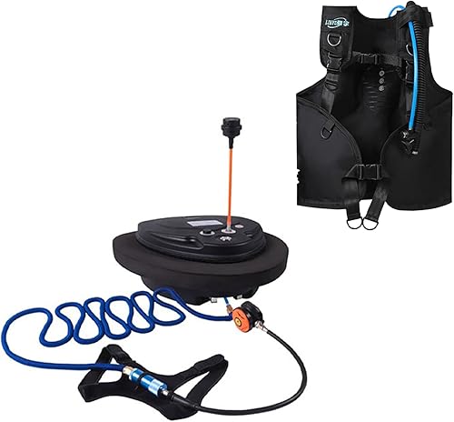 TUXING Ventilador de buceo, tanque de buceo, recargable y portátil de 5 horas, impermeable, con BCD, buceo sin tanques, manguera de 45 pies y TUXING Ventilador de buceo, tanque de buceo, recargable y portátil de 5 horas, impermeable, con BCD, buceo sin tanques, manguera de 45 pies y
