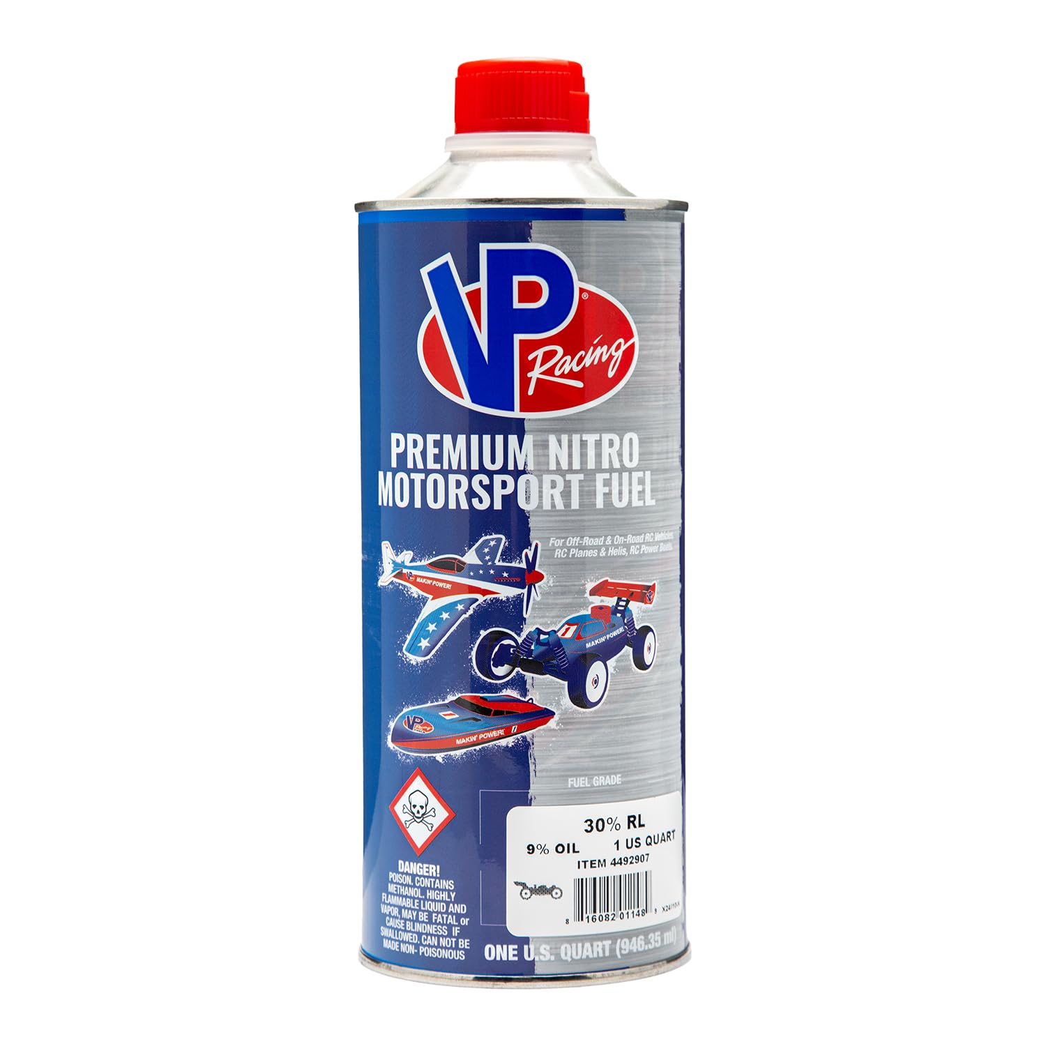 VP Racing 4492907, R/C Car 30% 9% Oil RL - 1 Quart