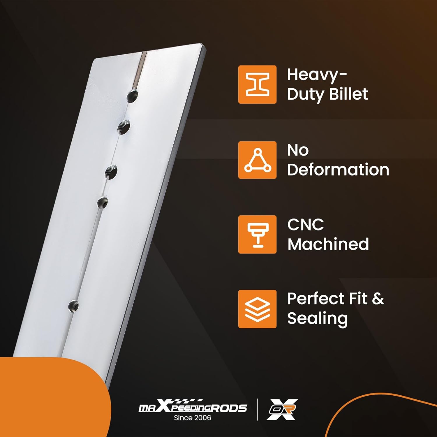 maXpeedingrods Billet Aluminum Tappet Cover for 5.9L 12V 24V Cummins Diesel, for Dodge Ram 1500 2500 3500 Dual Port 1989-2002 VE44 P7100 Pumps