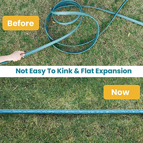Linex Sprinkler Soaker Hose 50 Ft For Garden Lawn Watering Hose With Conncect End And Hose Stakes #TOP3