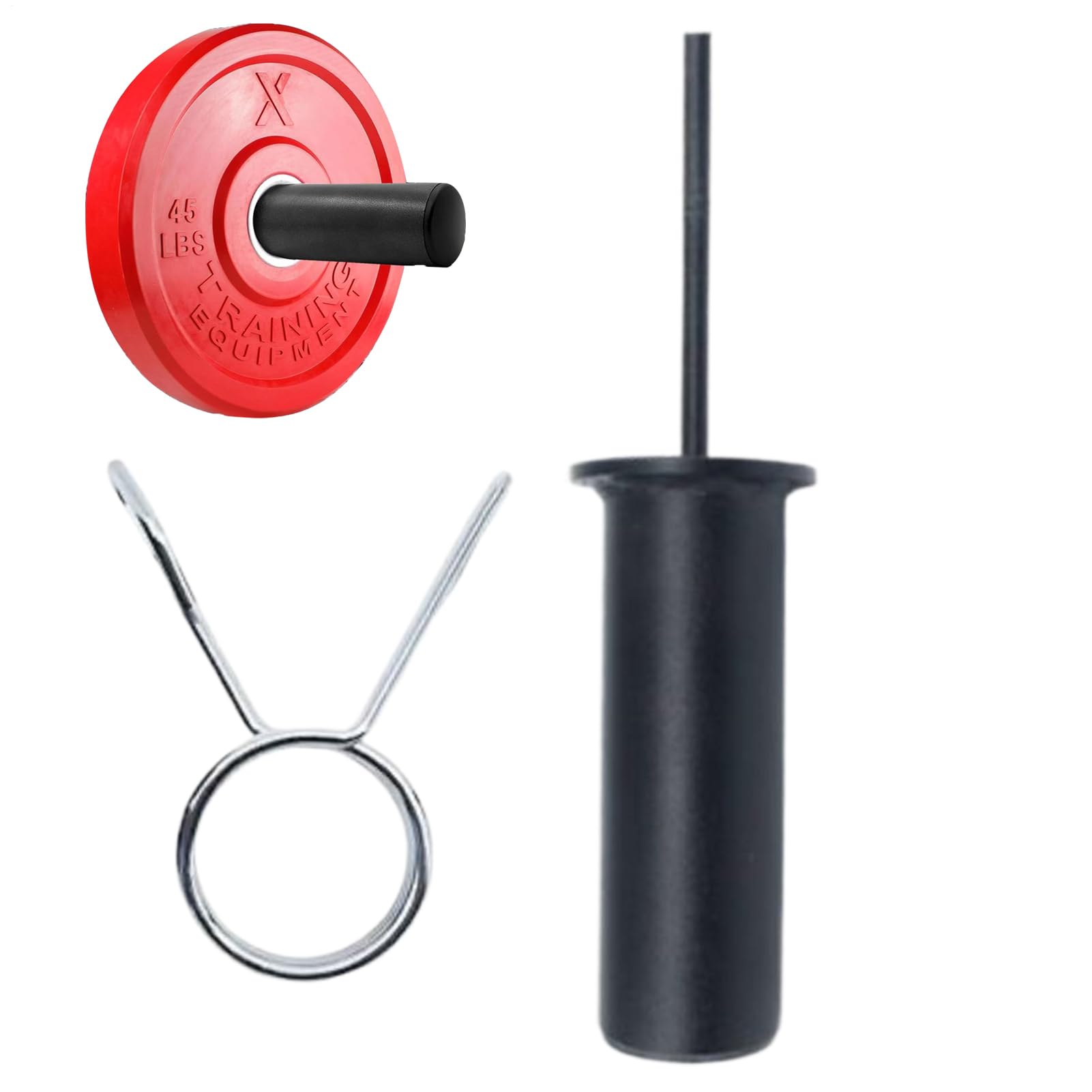 Poinçon de pile de poids avec collier à clip ressort pour musculation - 8