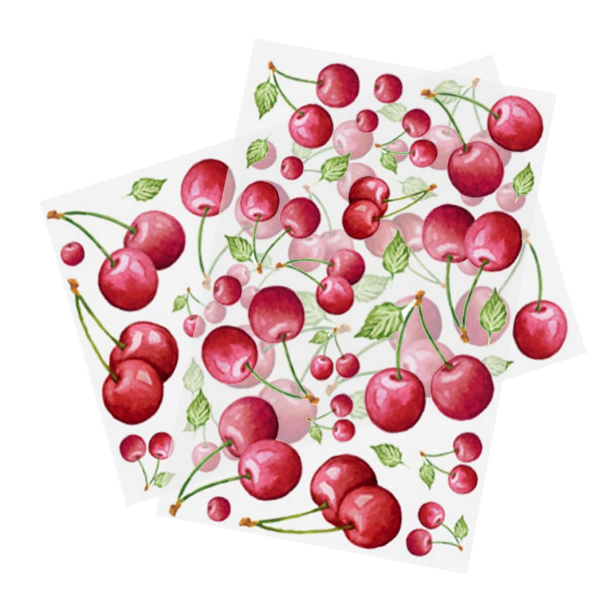 Autocollant mural cerise en PVC IMIKEYA adhésif pour la décoration
