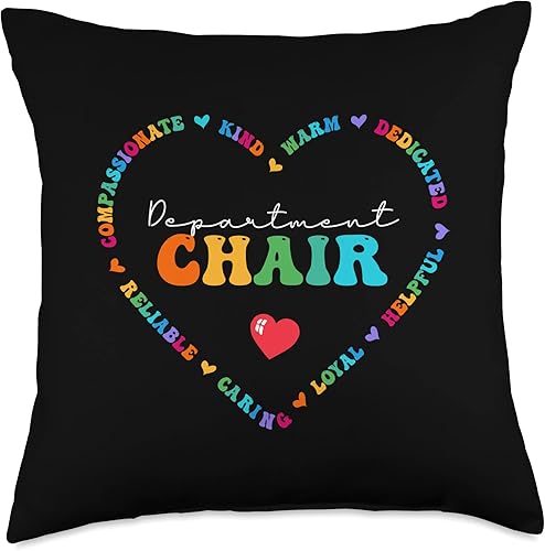 Miniatura 5 de Funny Department Chair Back To School Gifts Bonita almohada para silla de departamento, semana de agradecimiento para el regreso a clases, 16 x 16