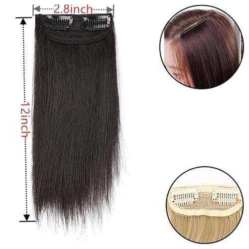 Miniatura 4 de Extensiones de cabello sintético invisibles y sin costuras, extensiones de cabello natural esponjoso para aumentar el cabello, cobertura lateral