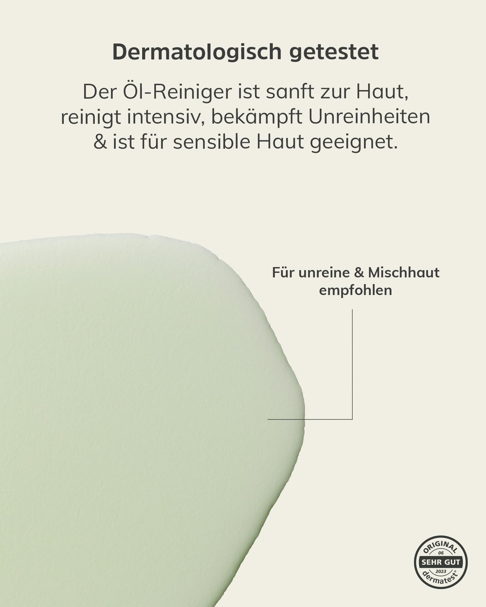 nkm Naturkosmetik München Milder Reiniger - 100 ml - Gesichtsreiniger mit Öl - Reinigt Sanft - Vegan - Für Unreine Haut - Dermatologisch Getestet
