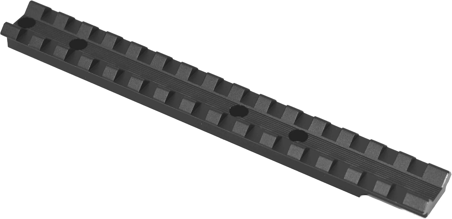Trinity Low Profile Picatinny Rail Compatible with Winchester SXP Defender & 1300 – Aluminum Weaver Style Top Mount Base with See-Through Channel – Black Anodized