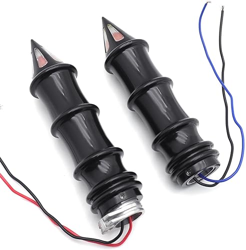 HTTMT MT291-017-78 pulgadas - Empuñaduras de mano negras para motocicleta, señales de giro de 78 pulgadas, compatibles con H-D Xl Sportster 1200