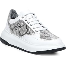 FRANCO CUADRA Snake Print Fashion Sneakers for Women