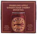 Betty Buzz Sparkling Apple Ginger Sour Cherry Mocktail 4pk, 12 Fl Oz