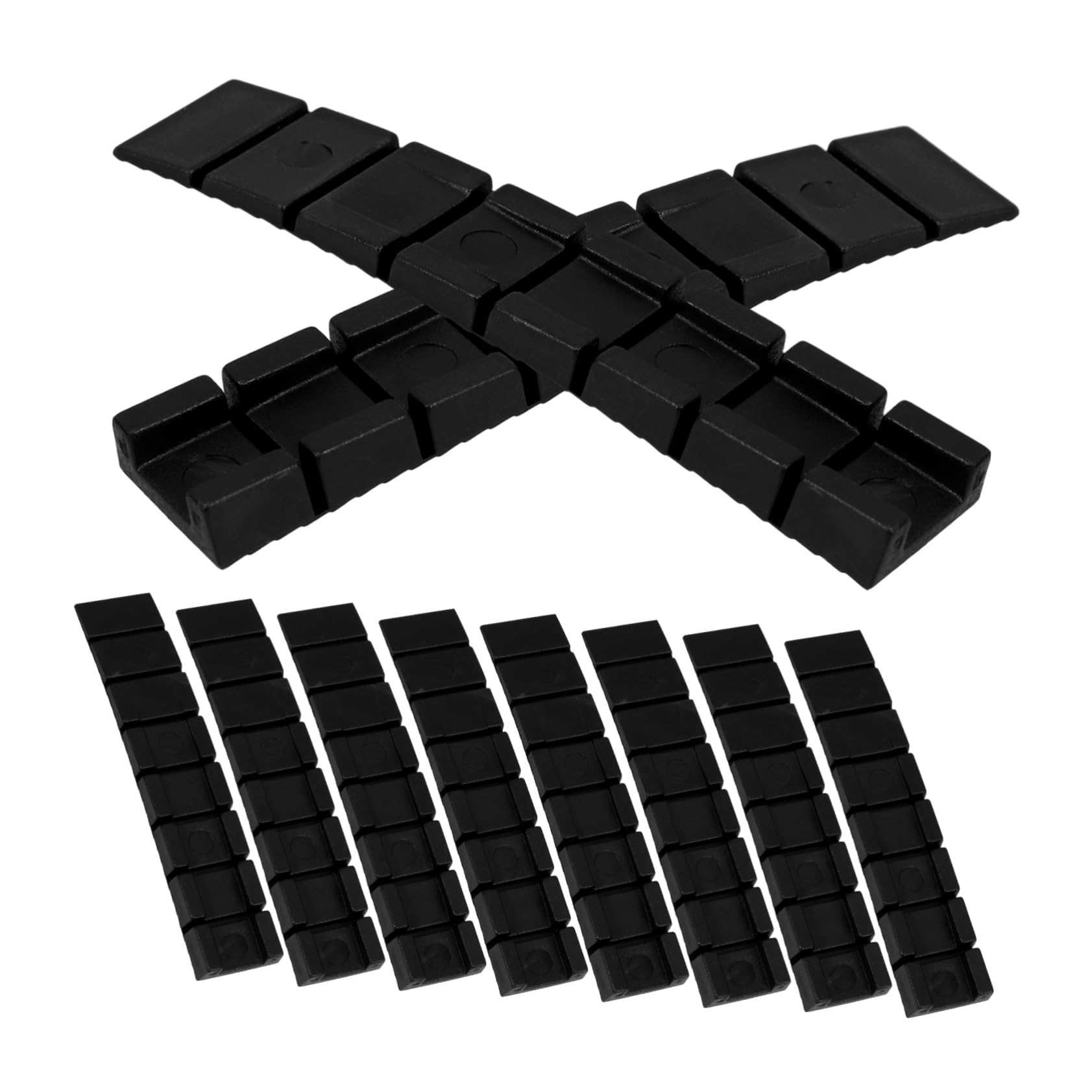 GLEAVI 24pcs Furniture Leveling Shims for Uneven Floors Suitable for Doors Easy to Use Noise-reducing Design Composite Material